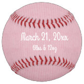 ベビー初 ソフトボール (裏面)