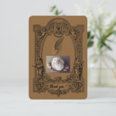 ベビー到着お祝いフラットサンキューカード... サンキューカード (スタンド正面)