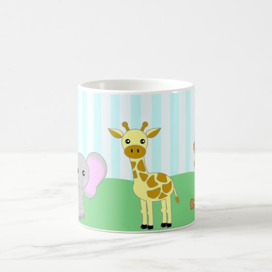 ベビー動物のコーヒー・マグ コーヒーマグカップ (中央)