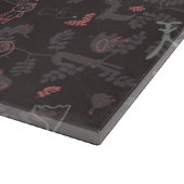 ベビー動物1を表示するパターン カッティングボード (角)