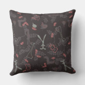 ベビー動物1を表示するパターン クッション (裏面)