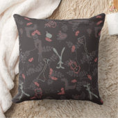 ベビー動物1を表示するパターン クッション (ブランケット)