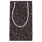 ベビー動物1を表示するパターン スモールペーパーバッグ (正面)