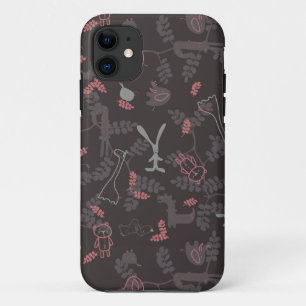 ベビー動物1を表示するパターン iPhone 11 ケース