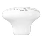 ベビー動物2を表示するパターン セラミックノブ (側面)