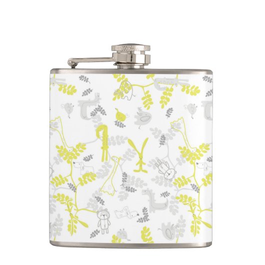 ベビー動物2を表示するパターン フラスク (正面)