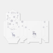 ベビー北欧トナカイの赤ちゃんシャワー外は寒い フェイバーボックス (折り畳みなし)