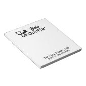 ベビー医師小児科医MD聴診器 ノートパッド (アングル)