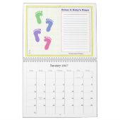 ベビー及び家族のための小さな進歩のカレンダー(一般的な) カレンダー (1月 2027)