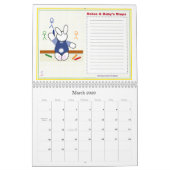 ベビー及び家族のための小さな進歩のカレンダー(一般的な) カレンダー (3月 2026)