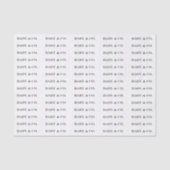 ベビー及びCO.のベビーシャワーのギフトバッグのティッシュペーパー 薄葉紙 (正面)