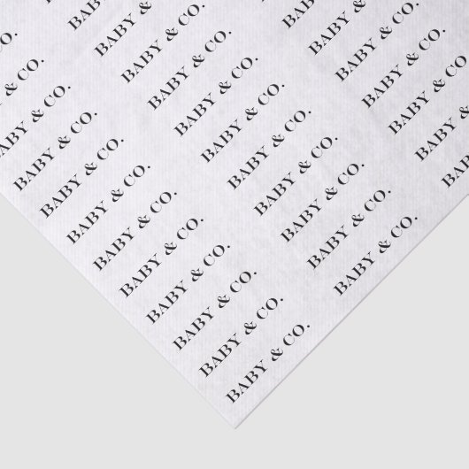 ベビー及びCO.のベビーシャワーのギフトバッグのティッシュペーパー 薄葉紙 (詳細)