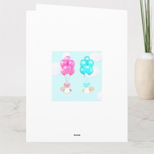 ベビー双子 カード (裏面)