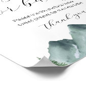 ベビー台座標識用祈りの言葉 ポスター (角)