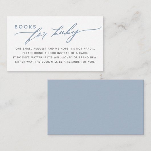 ベビー台本エレガントの赤ちゃんシャワー エンクロージャーカード (正面/裏面)