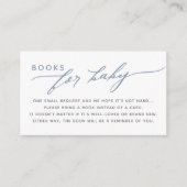 ベビー台本エレガントの赤ちゃんシャワー エンクロージャーカード (正面)