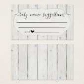 ベビー名の候補カード（赤ちゃんシャワー用） (正面&裏面)