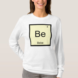 ベビー名の化学元素周期表 Tシャツ
