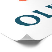 ベビー名カスタムバドミントン競馬場&バーディーズ ポスター (角)