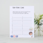 ベビー名ゲーム赤ちゃんシャワーゲーム (スタンド正面)