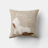 ベビー名スクリプトベビーラブキープサケ装飾用クッション クッション (裏面)