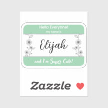 ベビー名タグTiny tot名ラベル子供の名前