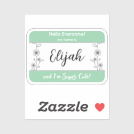 ベビー名タグTiny tot名ラベル子供の名前 シール