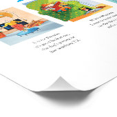 ベビー名ユニークKeepsakeの作成 フォトプリント (角)