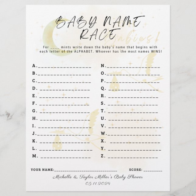 ベビー名レースゲームオベビー!ツインコウノトリ (正面)