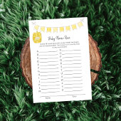 ベビー名レースゲームテディベアカード プログラム