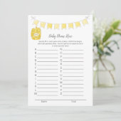 ベビー名レースゲームボーイテディベアカード プログラム (スタンド正面)