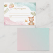 ベビー名候補カード エンクロージャーカード (正面/裏面)