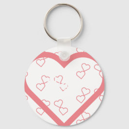 ベビー名前をカスタムするハート キーホルダー