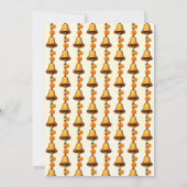 ベビー名前付けクレードルインディアン式テンプレート 招待状 (裏面)