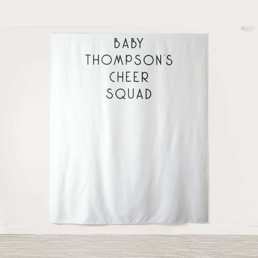 ベビー名応援分隊の写真の背景 タペストリー (正面)