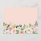 ベビー名提案アドバイスベビーシャワーゲームカード ポストカード (裏面)