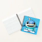 ベビー名札付きカスタムシャーク手帳 ノートブック (内部)