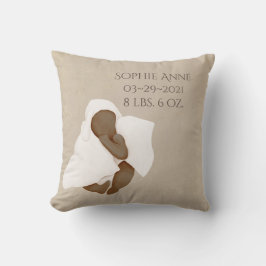 ベビー名水彩キープサケ誕生統計 クッション