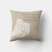 ベビー名水彩キープサケ誕生統計 クッション (裏面)