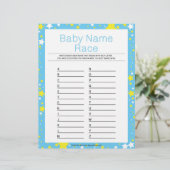 ベビー名競走[星空の夜青] レターヘッド (スタンド正面)