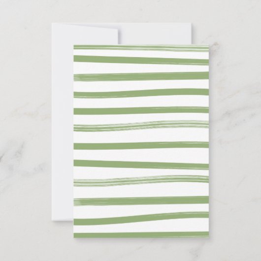 ベビー名門私立校風のカード用ベビーシャワー本 招待状 (裏面)