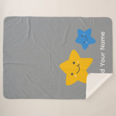 ベビー名Sherpa毛布のスローを追加 シェルパブランケット (正面(横))