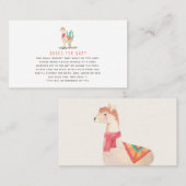 ベビー向けの本かわいい水彩羅間 名刺 (正面/裏面)