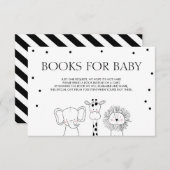 ベビー向けの本サファリの動物のジャングルを持って来る エンクロージャーカード (正面/裏面)