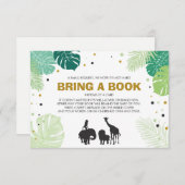 ベビー向けの本サファリの動物のジャングルを持って来る エンクロージャーカード (正面/裏面)