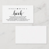 ベビー向けの本モダン集、可愛い黒文字Enclo エンクロージャーカード (正面/裏面)