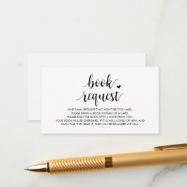 ベビー向けの本、かわいモダンい黒い脚本 エンクロージャーカード