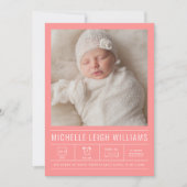 ベビー告知あなたの写真を追加 (正面)