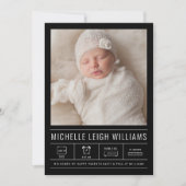 ベビー告知あなたの写真を追加 (正面)