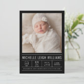 ベビー告知あなたの写真を追加 (スタンド正面)